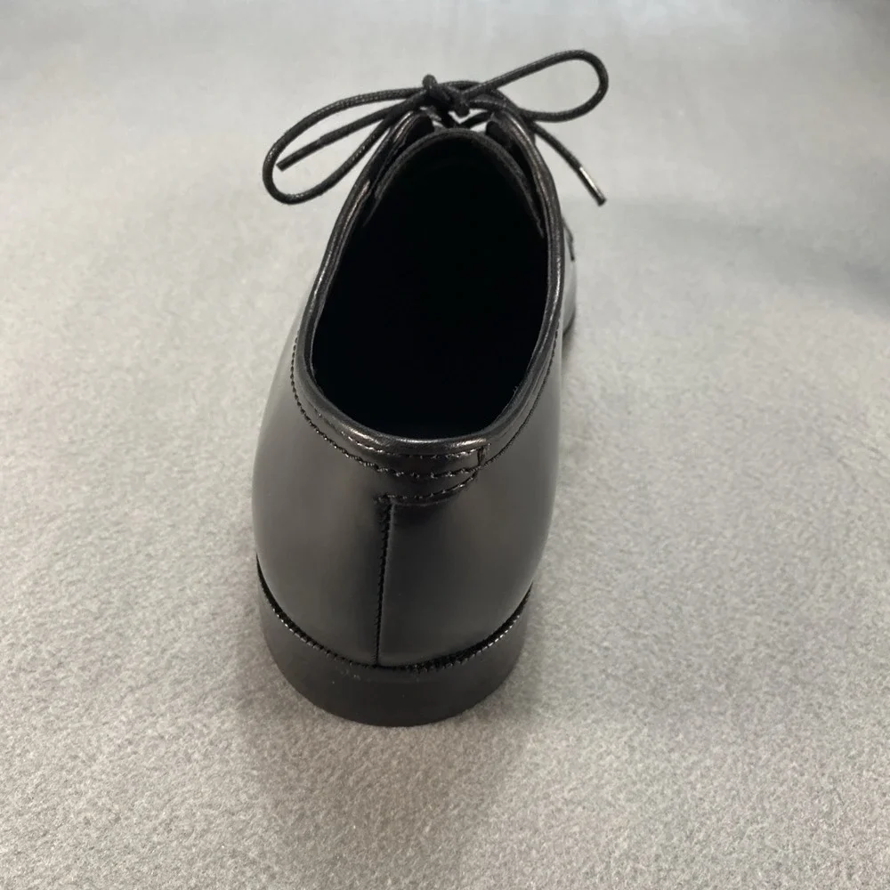 Florsheim Lexington Black Leather Plain Toe Derby Dress Shoes Size 8.5EEE